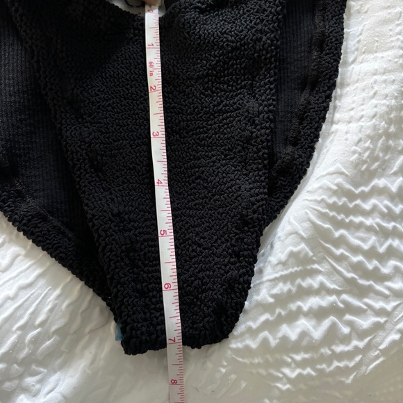 NEW! Hunza G Nicole Bikini - Black One Size - Picture 7 of 9